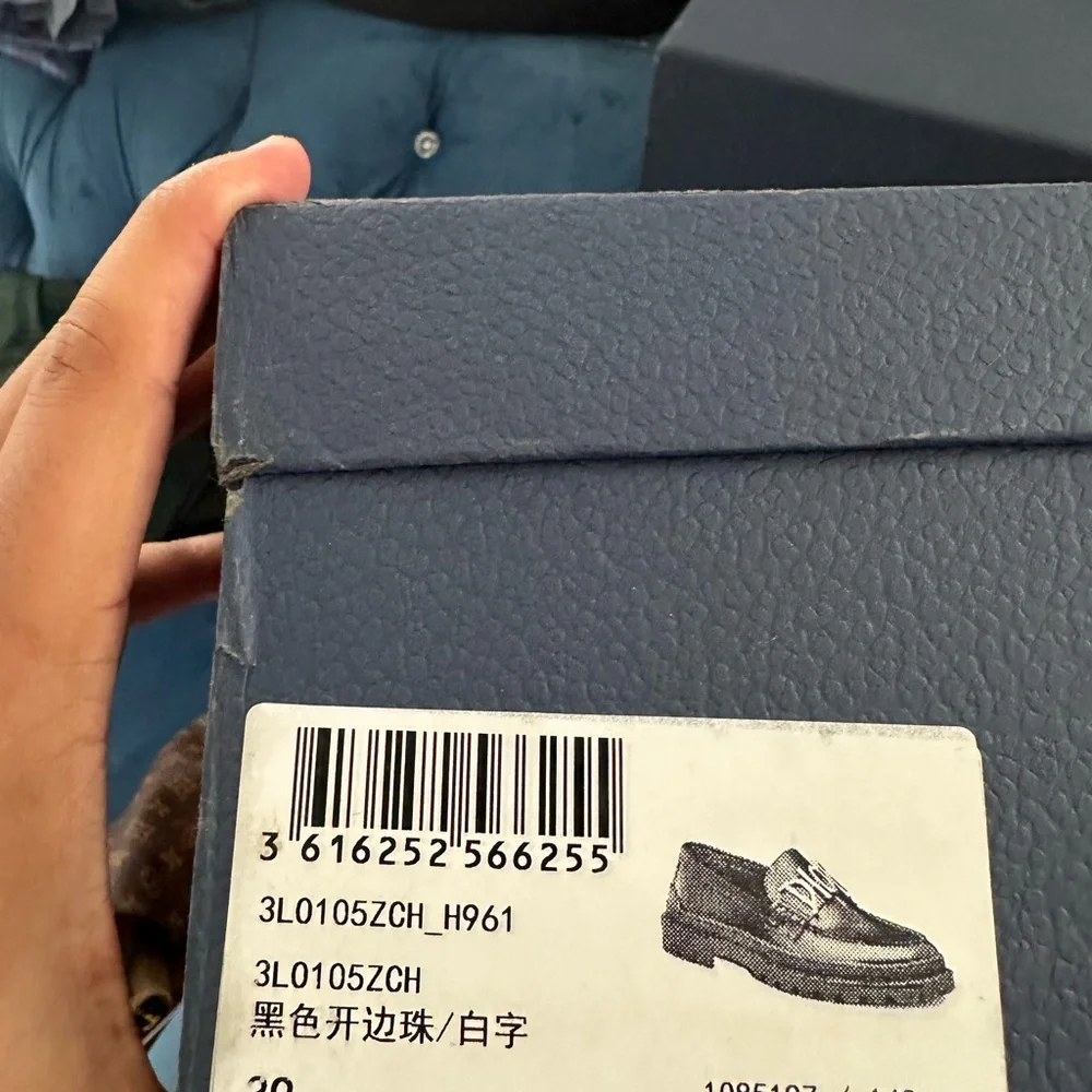 Dior Black Leather Loafers - Picture 4 of 4